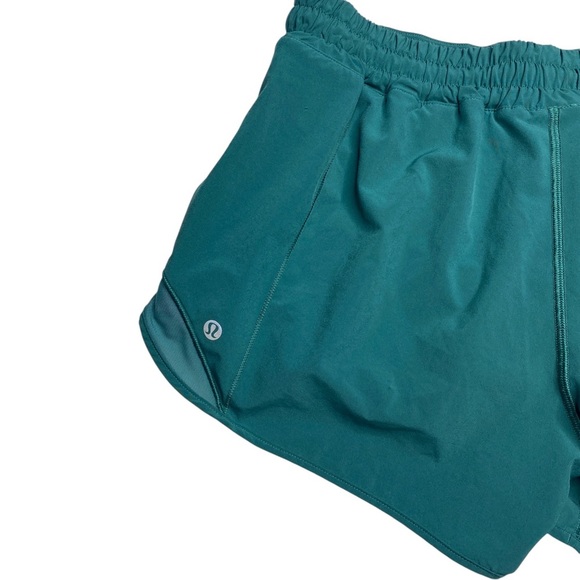 lululemon athletica Teal Athletic Shorts size 8 tall - Picture 4 of 8